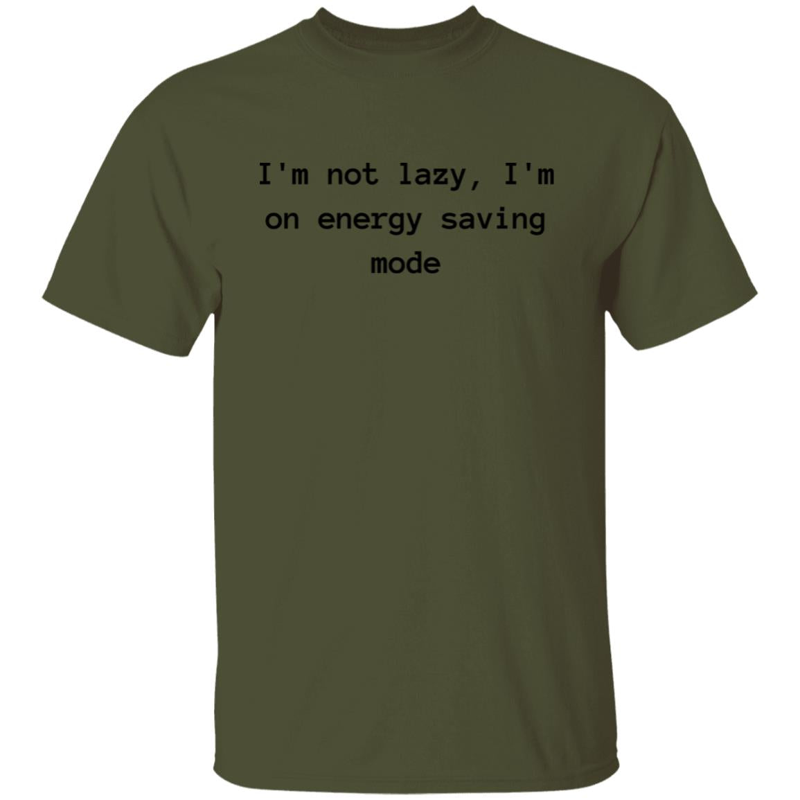 Im Not Lazy Cotton T-Shirt