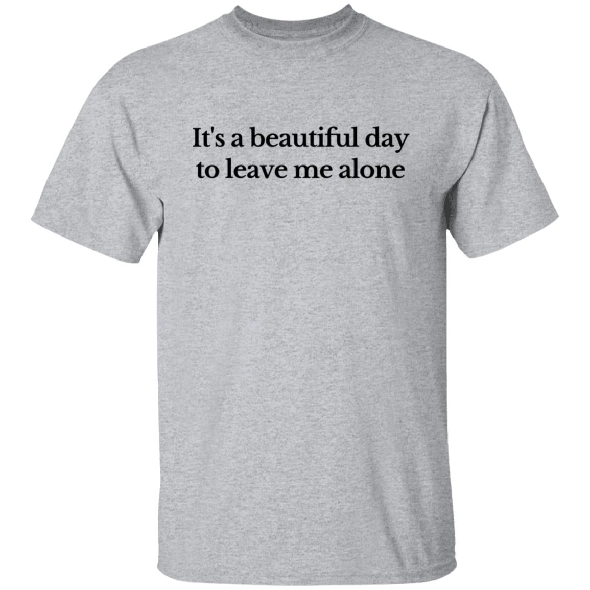 Leave Me Alone Cotton T-Shirt